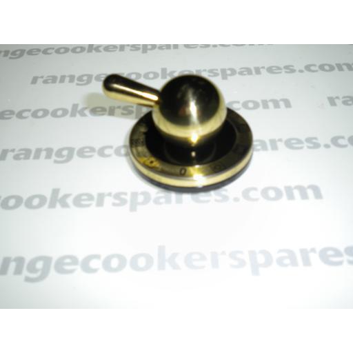 ILVE 9 FUNCTION KNOB BRASS AND BLACK G3030014 G/303/00/14 SP-IG3030014